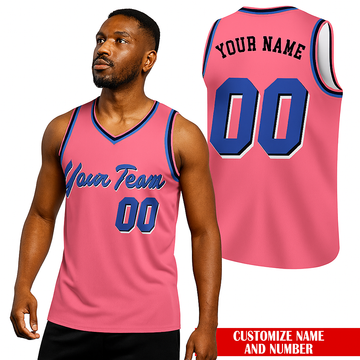 Custom Basketball Jersey – Personalized Name & Number – Men’s Sleeveless Sports Top
