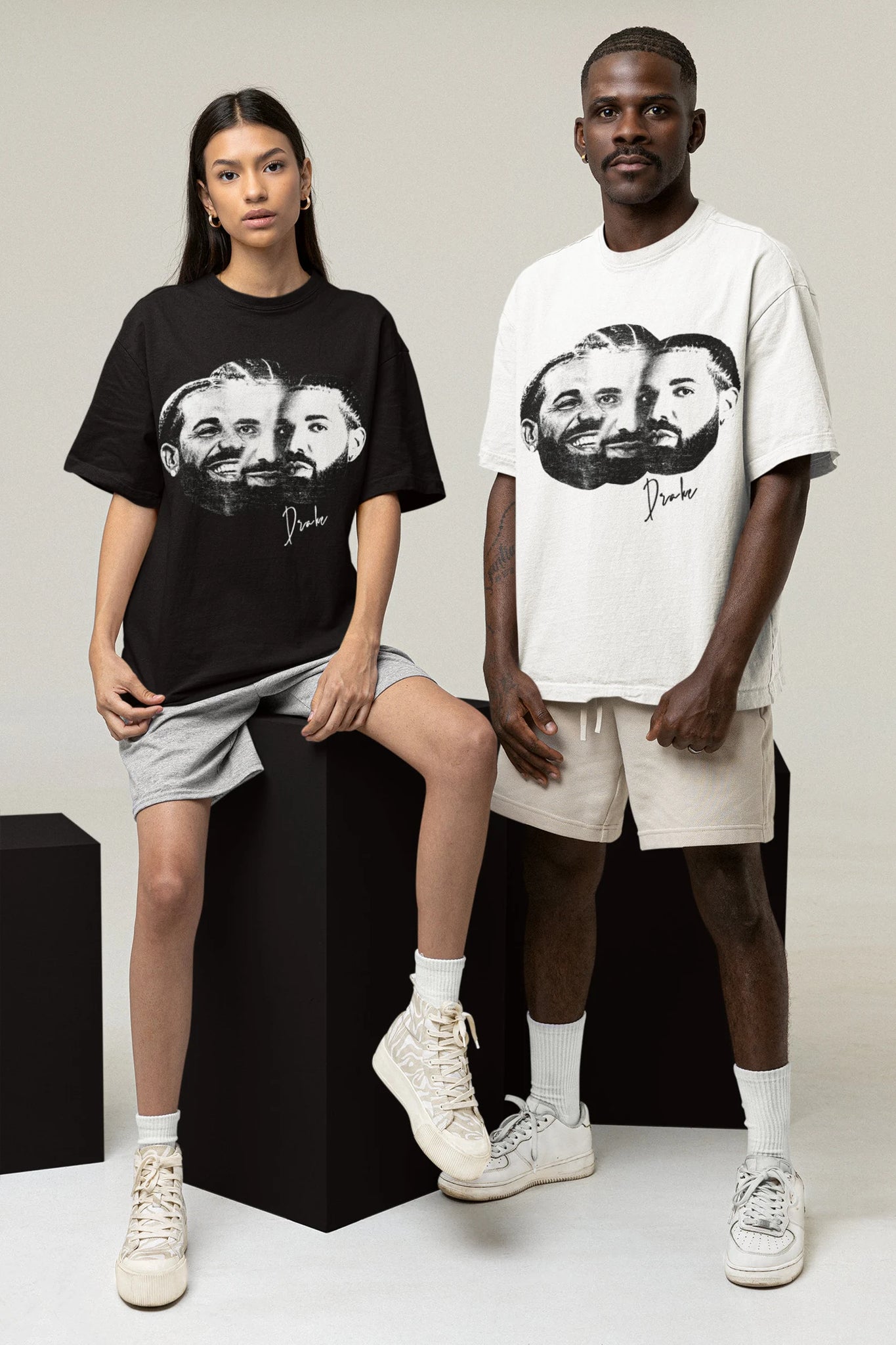 Unisex Graphic T-Shirt – Portrait Artistic Print