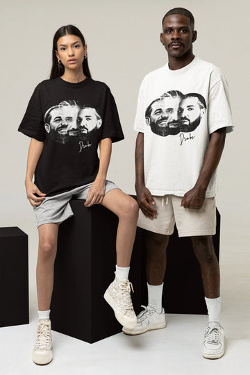Unisex Graphic T-Shirt – Portrait Artistic Print
