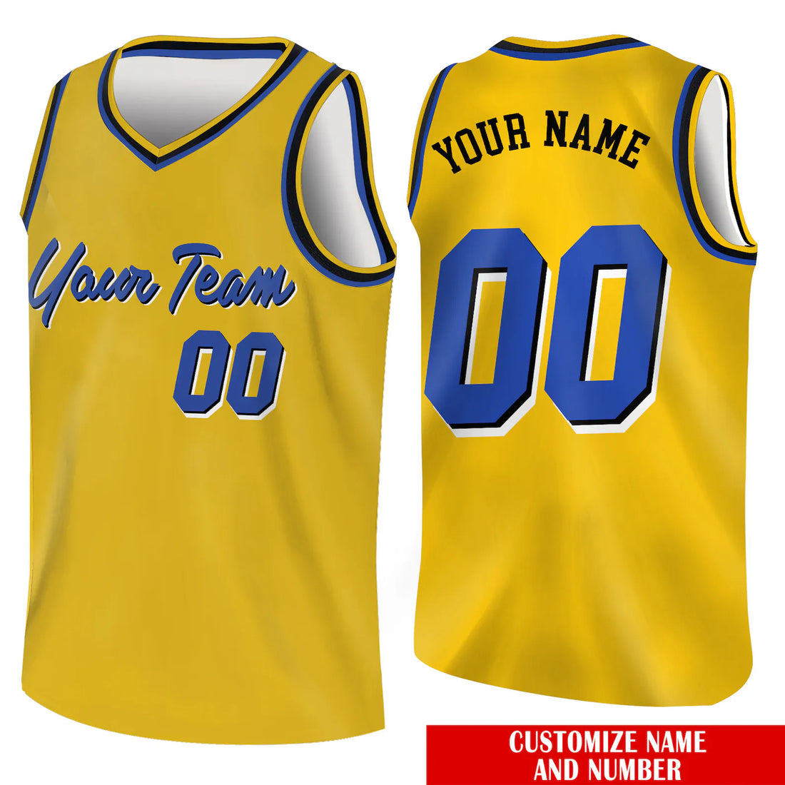 Custom Basketball Jersey – Personalized Name & Number – Men’s Sleeveless Sports Top
