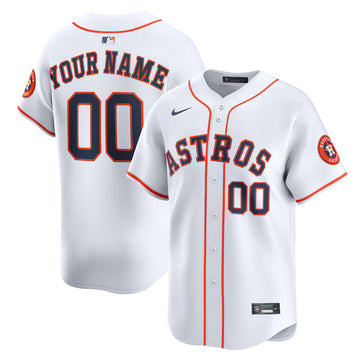 Custom White Baseball Jersey – Personalized Name & Number – Sports Team Fan Gift